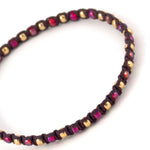 Charger l'image dans le visualiseur de galerie, "CHER UNIVERS" Bracelet rubis et or