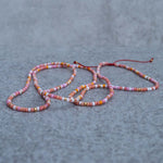 Charger l'image dans le visualiseur de galerie, Collier "CHER UNIVERS" corail et or, perles Miyuki 100cm