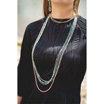 Charger l'image dans le visualiseur de galerie, Collier "CHER UNIVERS" corail et or, perles Miyuki 100cm