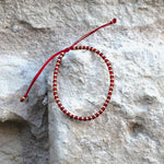 Charger l'image dans le visualiseur de galerie, "ESPOIR" Bracelet uni rubis et or