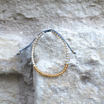 Charger l'image dans le visualiseur de galerie, "ESPOIR" Bracelet ombré topaze, opale jaune, cristal aurore boréale et or