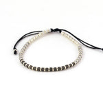 Charger l'image dans le visualiseur de galerie, Bracelet gris ombré et argent en perle de verre Miyuki. Fait à la main en France