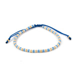 Charger l'image dans le visualiseur de galerie, "FAIS UN VŒU" Bracelet bleu Catalina, perle et or