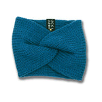 Charger l'image dans le visualiseur de galerie, Bandeau infini laine bleu canard