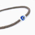 Charger l'image dans le visualiseur de galerie, "JE SUIS PROTÉGÉ(E)" Bracelet homme bronze mat et argent mat