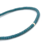 Charger l'image dans le visualiseur de galerie, "JE SUIS UNIQUE" Bracelet homme perle Miyuki bleu mat et argent
