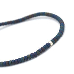 Charger l'image dans le visualiseur de galerie, "JE SUIS UNIQUE" Bracelet homme perle Miyuki peacock mat et argent