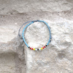 Charger l'image dans le visualiseur de galerie, "JOIE" Bracelet multicolore, turquoise et argent