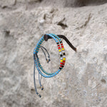 Charger l'image dans le visualiseur de galerie, "JOIE" Bracelet multicolore, turquoise et argent