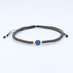 Charger l&#39;image dans le visualiseur de galerie, &quot;JE SUIS PROTÉGÉ(E)&quot; Bracelet homme bronze mat et argent mat
